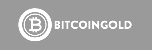 Bitcoin Gold BTG Logo White