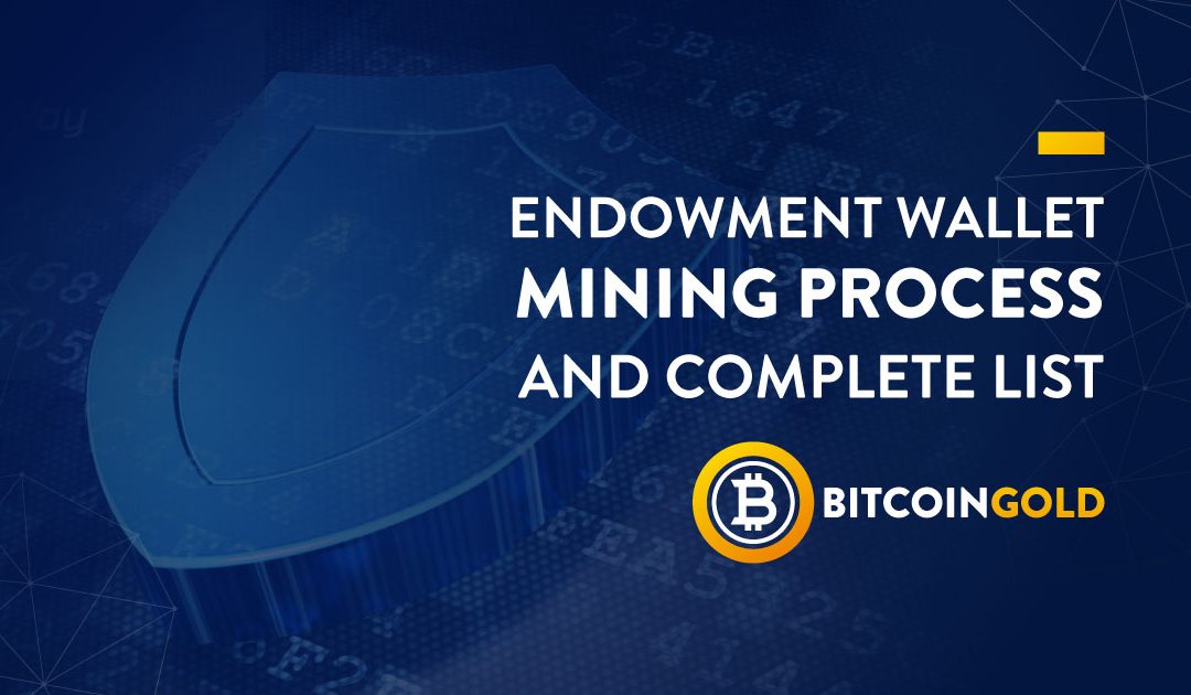 Endowment Mining Wallets